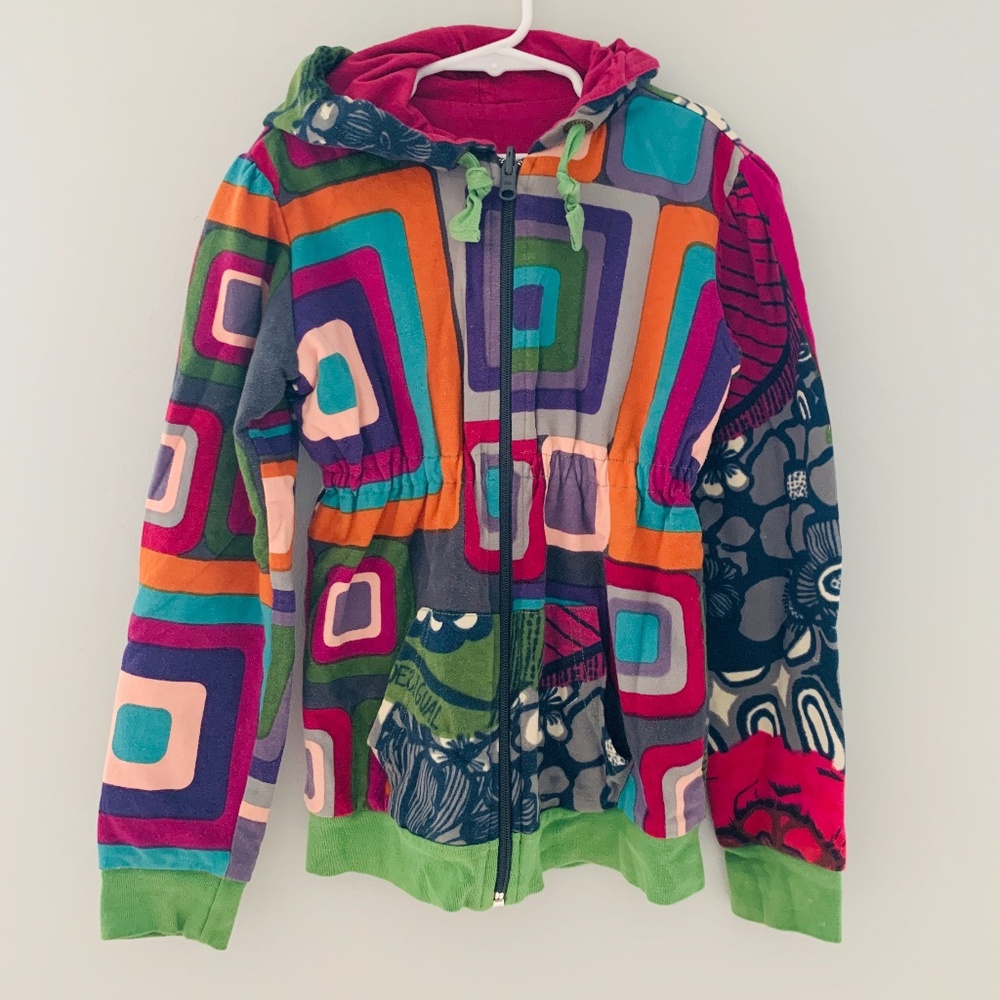 Reversible Desigual zip up